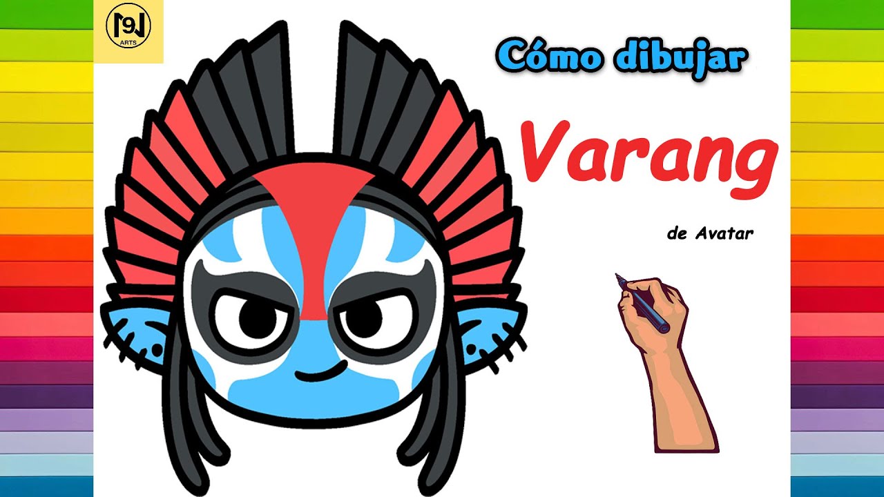 Cómo dibujar un Varang de dibujos animados de Avatar 3