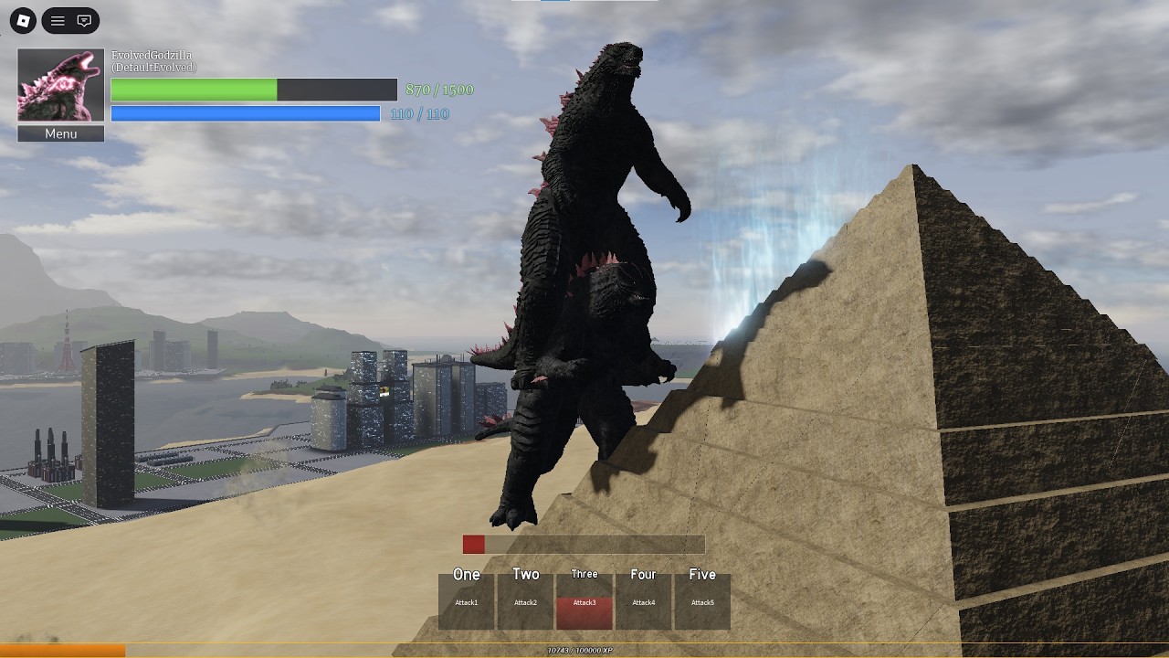 DRAGGING GODZILLA EVOLVED REMODEL TO EGYPT: AGE OF TITANS