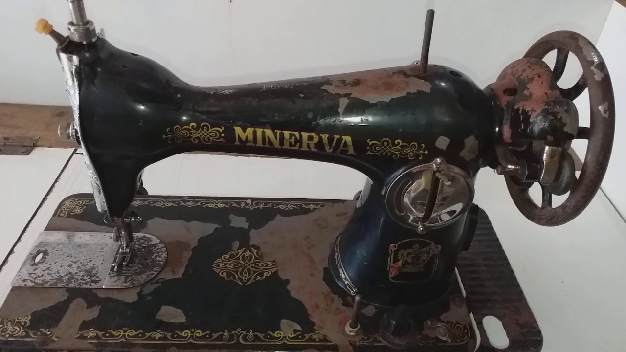 Antiga máquina minerva 👍👍
