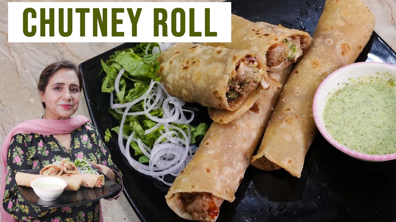 Chutney Roll Recipe 🌯🌶️ | Spicy, Tangy & Quick Snack | Street Style Roll at Home Chef Rida Aftab