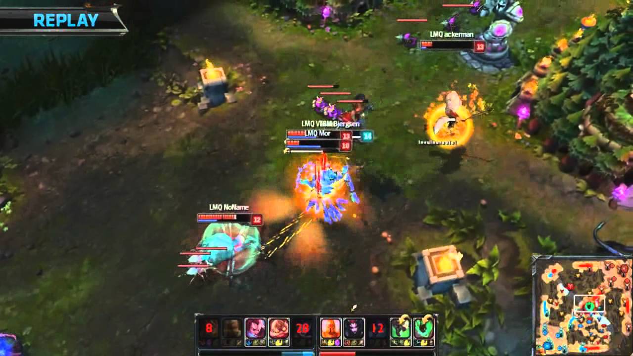 TSM Bjergsen 1v4 Doublekill vs LMQ (Yasuo)