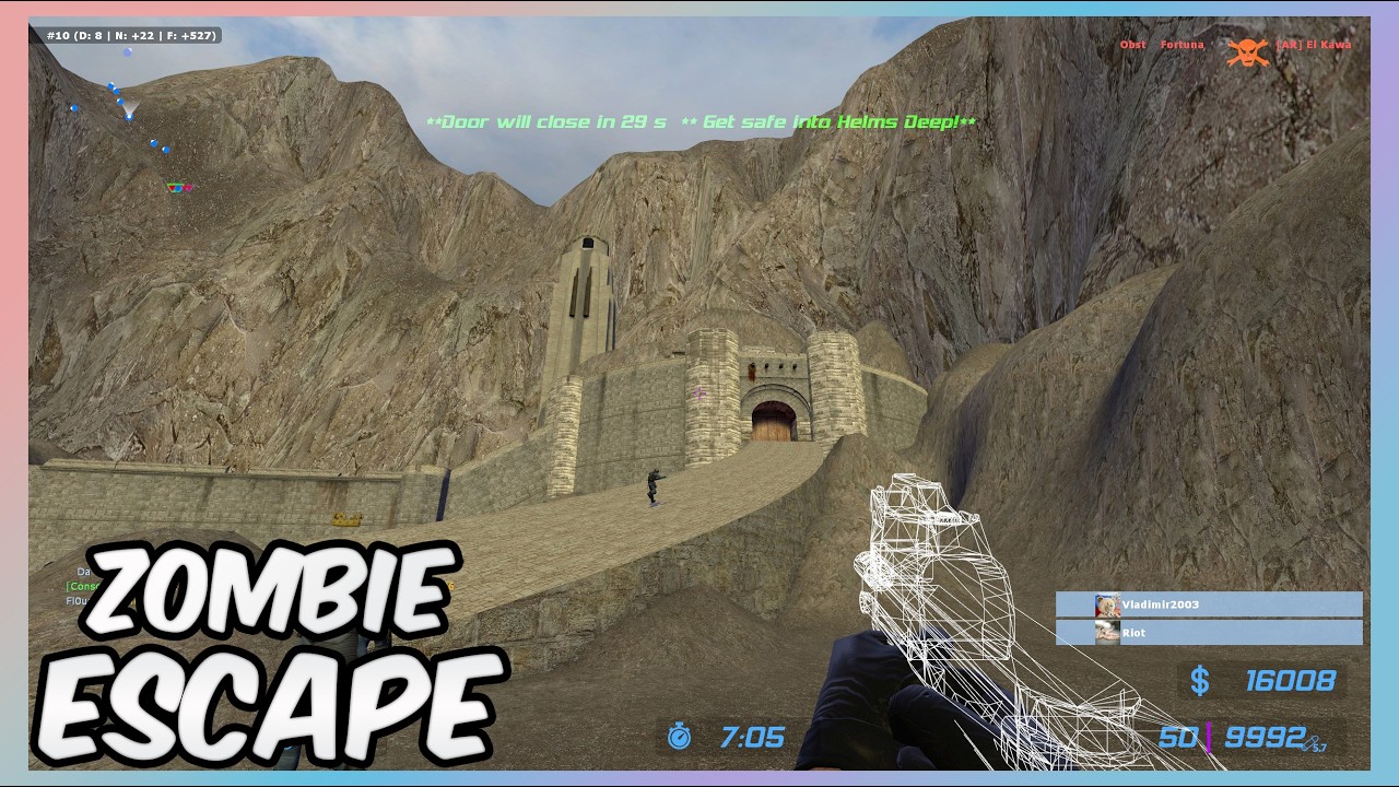 The Great Battle of Helms Deep - CS:S Zombie Escape