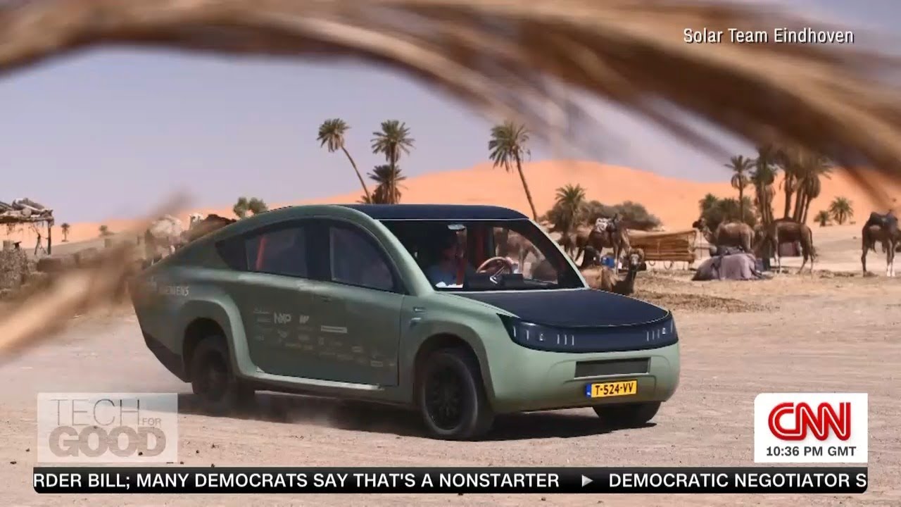 Tech for Good: Dutch students unveil the world's first off-road solar car