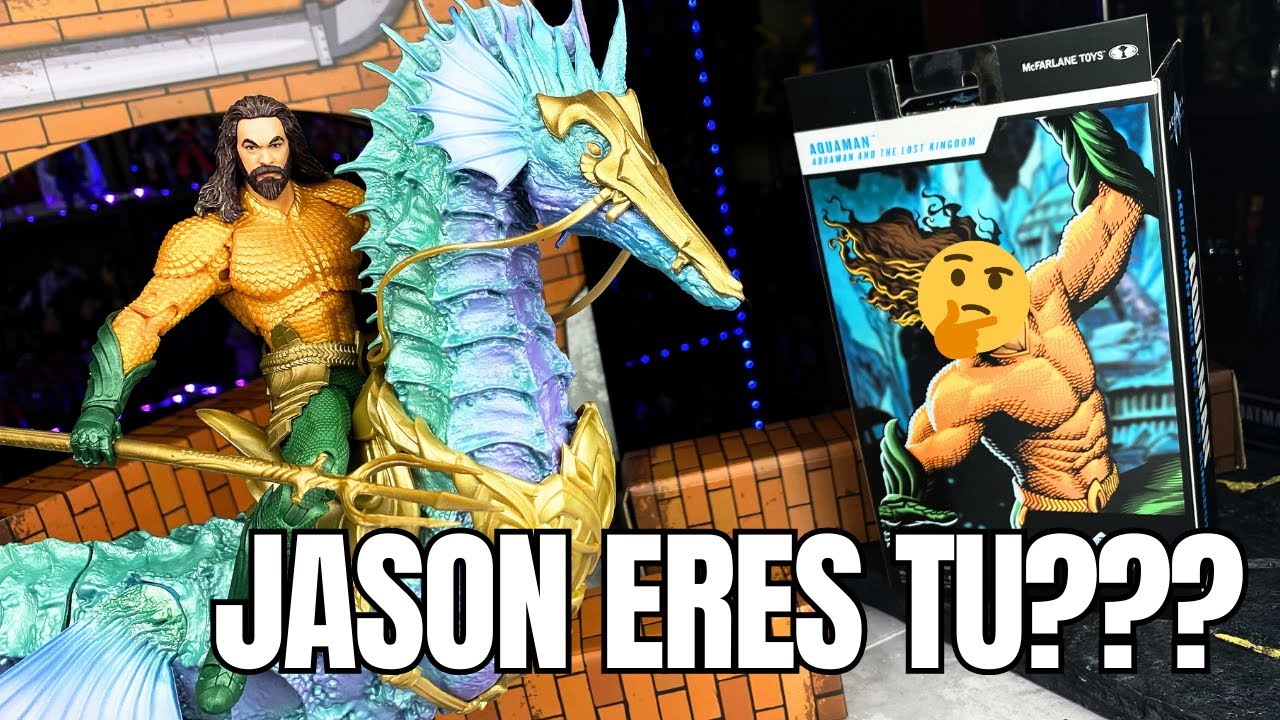 ABRIENDO LAS NUEVAS FIGURAS DE AQUAMAN MCFARLANE TOYS MULTIVERSO DC AQUAMAN Y EL REINO PERDIDO