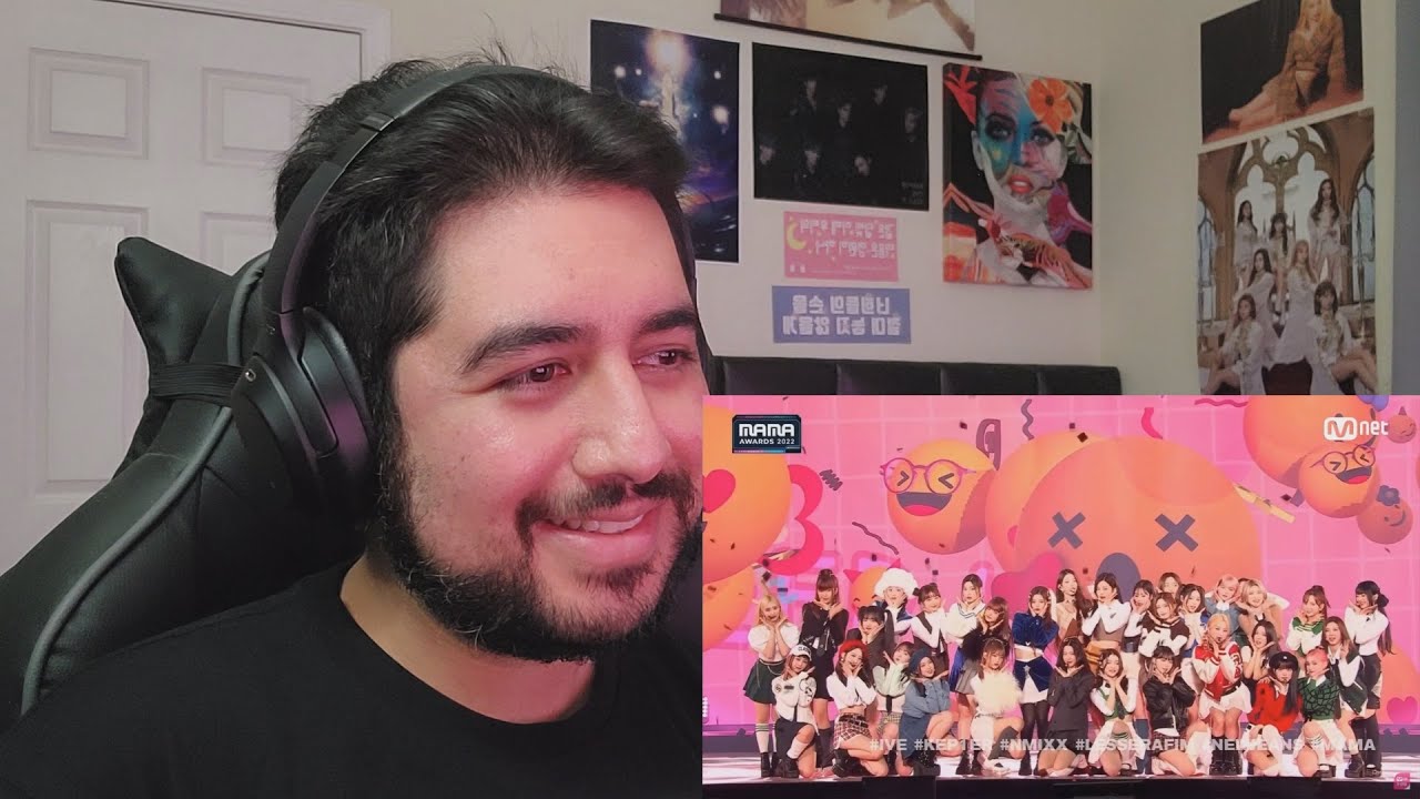 MAMA 2022 - Girl Group Collab Stage (IVE, NMIXX, Kep1er, LE SSERAFIM, & New Jeans) Reaction