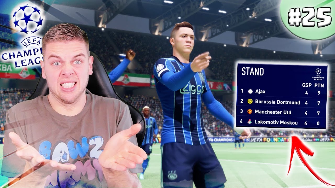 AJAX DOOR IN DE CHAMPIONS LEAGUE!? BAWZ JUNIOR #25