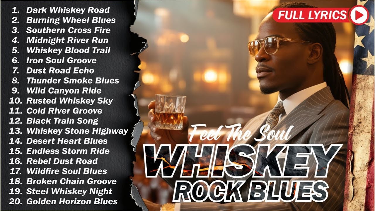 Whiskey Shadows | Slow Blues Rock Guitar for Peaceful Moments