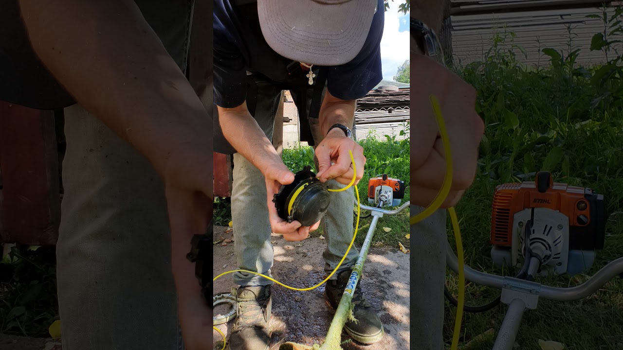 Stihl fs250, замена лески на катушке  AutoCat 36-2