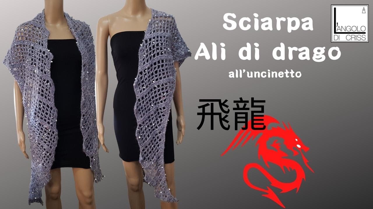 sciarpa all'uncinetto 