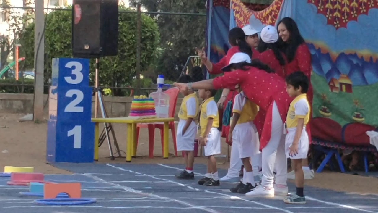 Sports day obstacle race