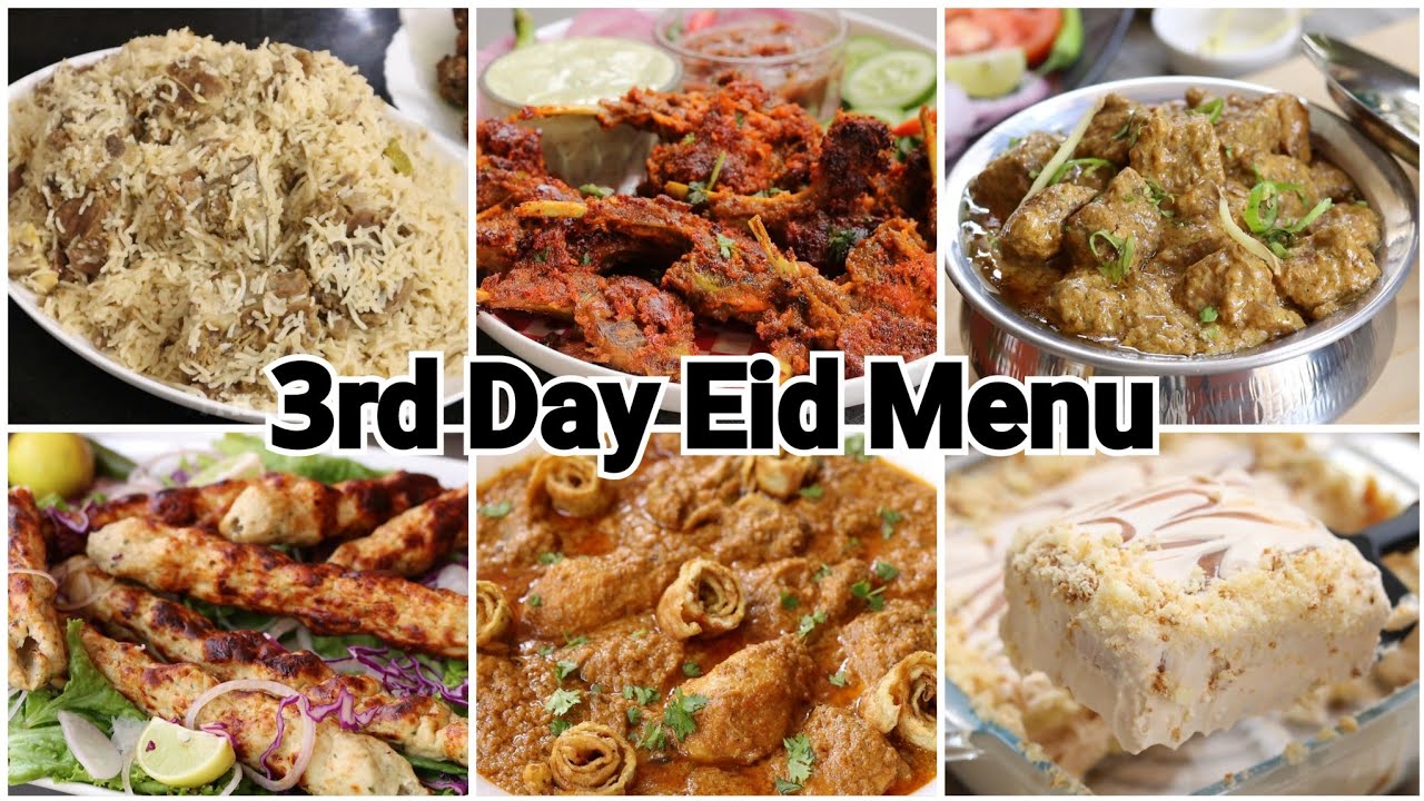 EID DAY 3 LUNCH MENU