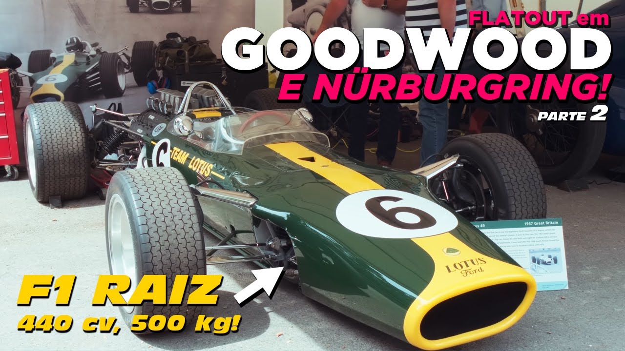 A INSANA evolução da Fórmula 1 e leilão de supercarros: GOODWOOD 2024, parte 2