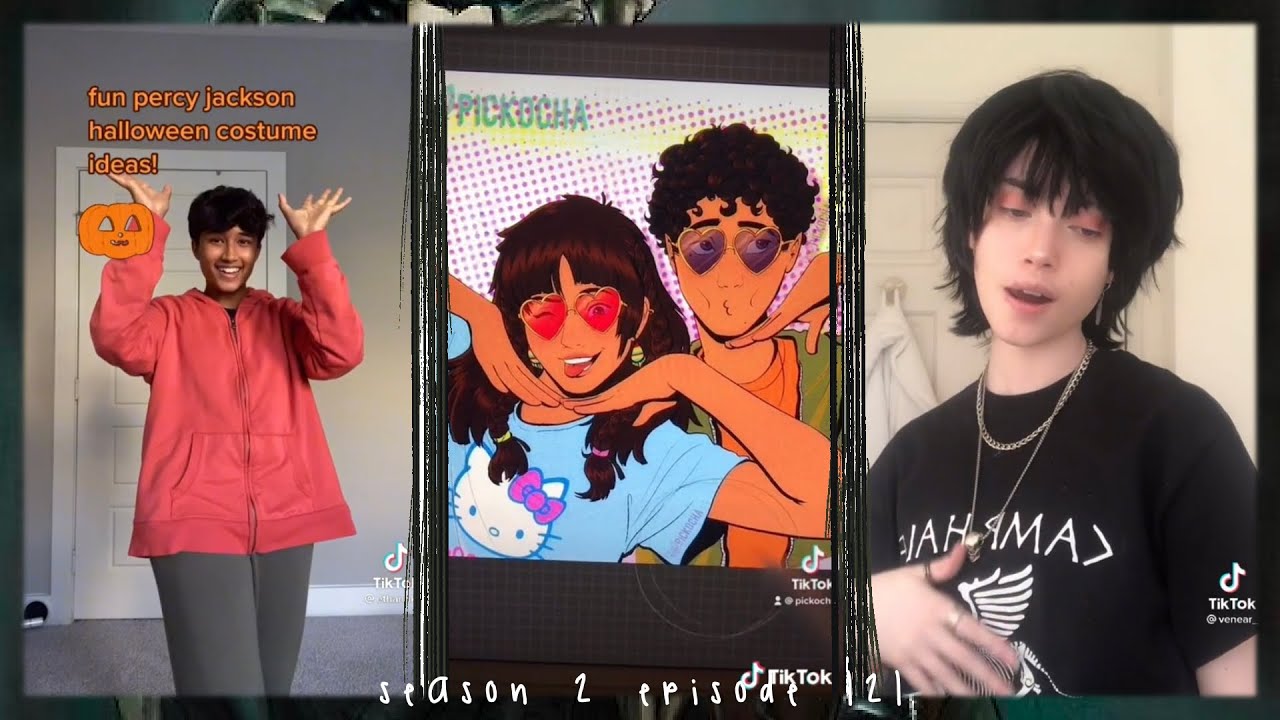 Percy Jackson tiktoks while on Festus | season 2 episode 121