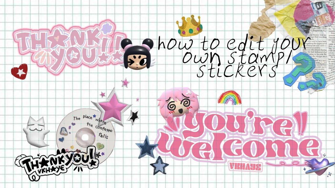 how to edit your own stamp, watermark or sticker | part two