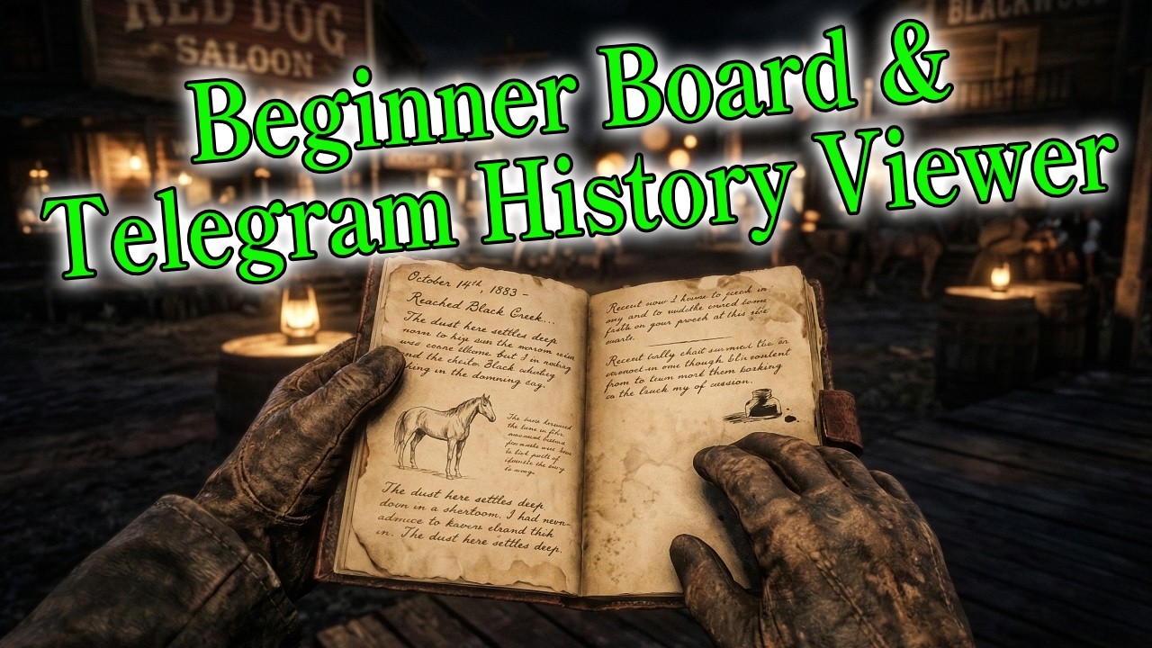 Ren Beginner Board & Telegram History Viewer　DEMO