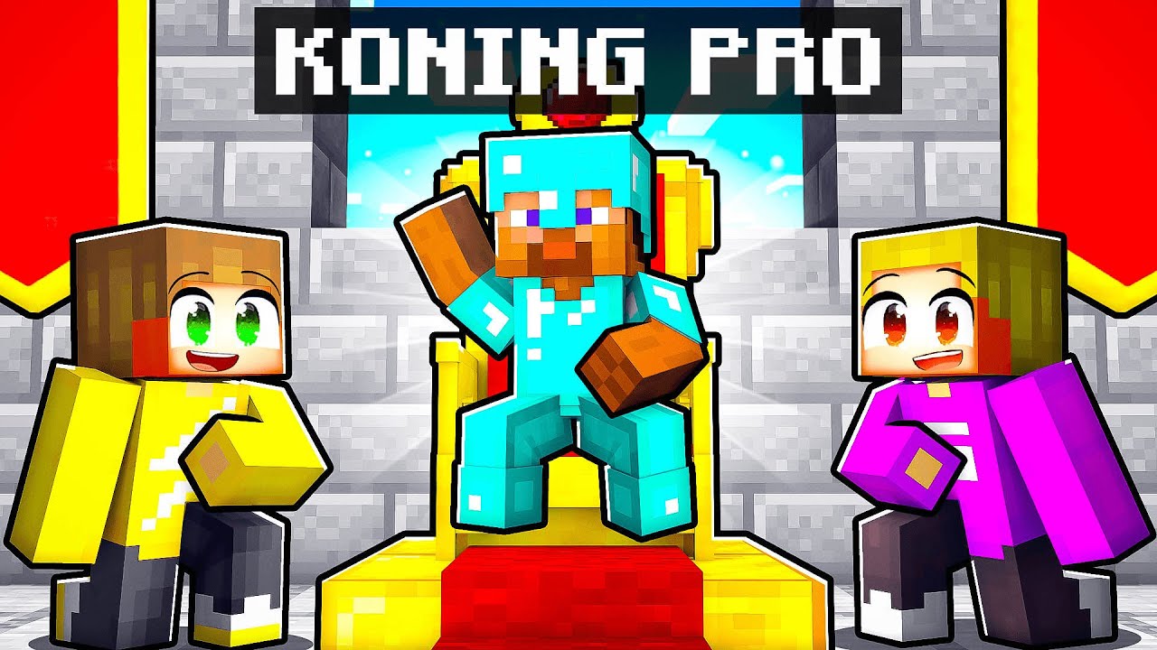 Pro is de Koning van Kleurstad! 👑(Minecraft Survival)