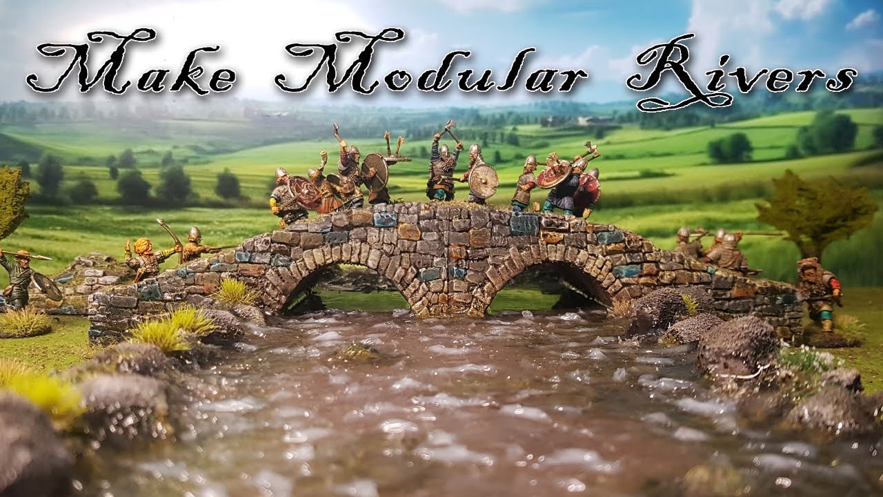Build a Realistic River and Bridge for Your Wargaming Step by Step Guide! #Wargaming #Diorama