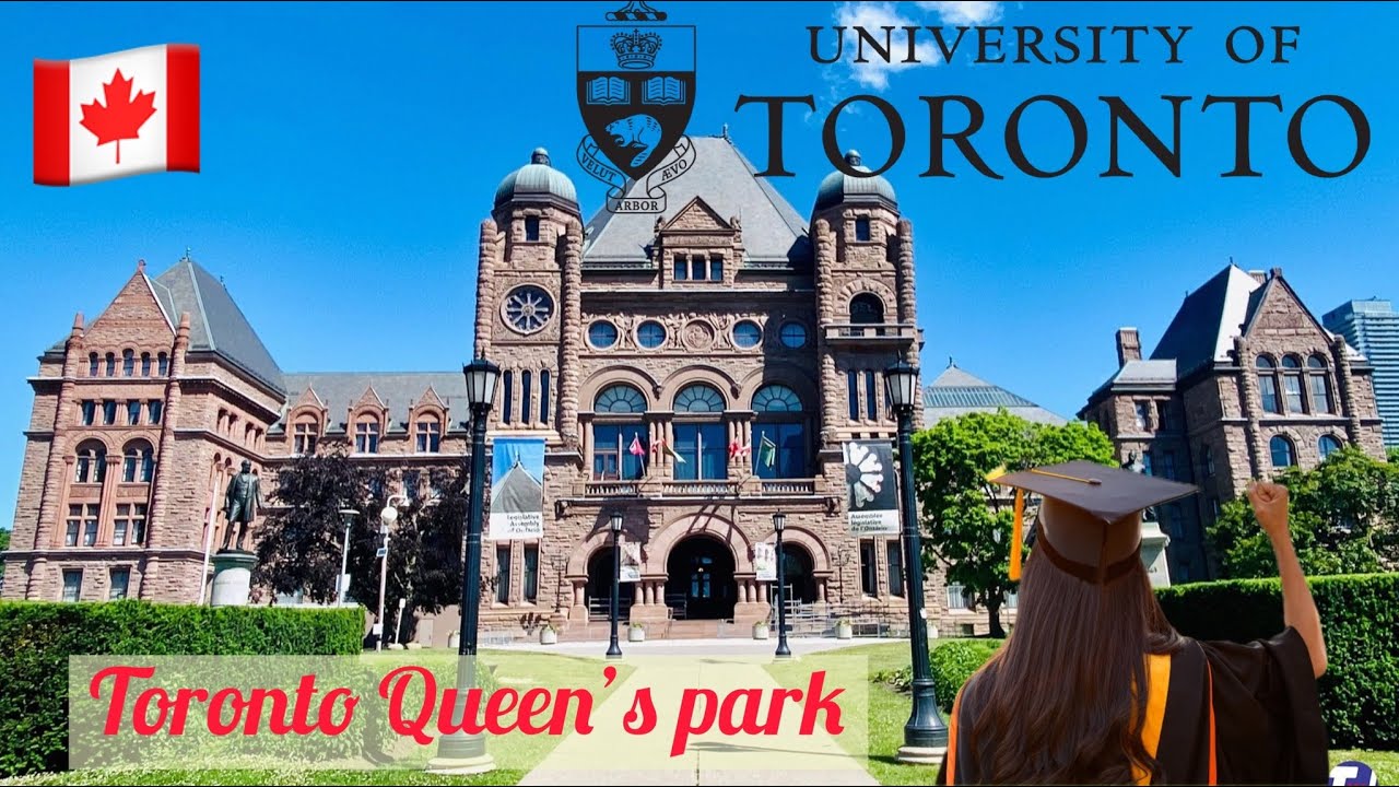 Walking tour Toronto Canada-University of Toronto-Queen's Park