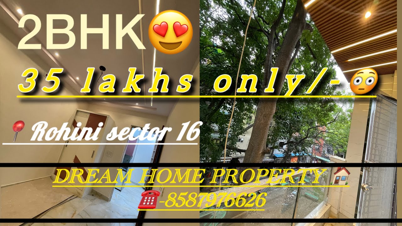 2BHK ONLY 35 lakhs /-😍 in rohini sector 16/ BUILDER FLOOR IN ROHINI / sale in rohini / rohini delhi