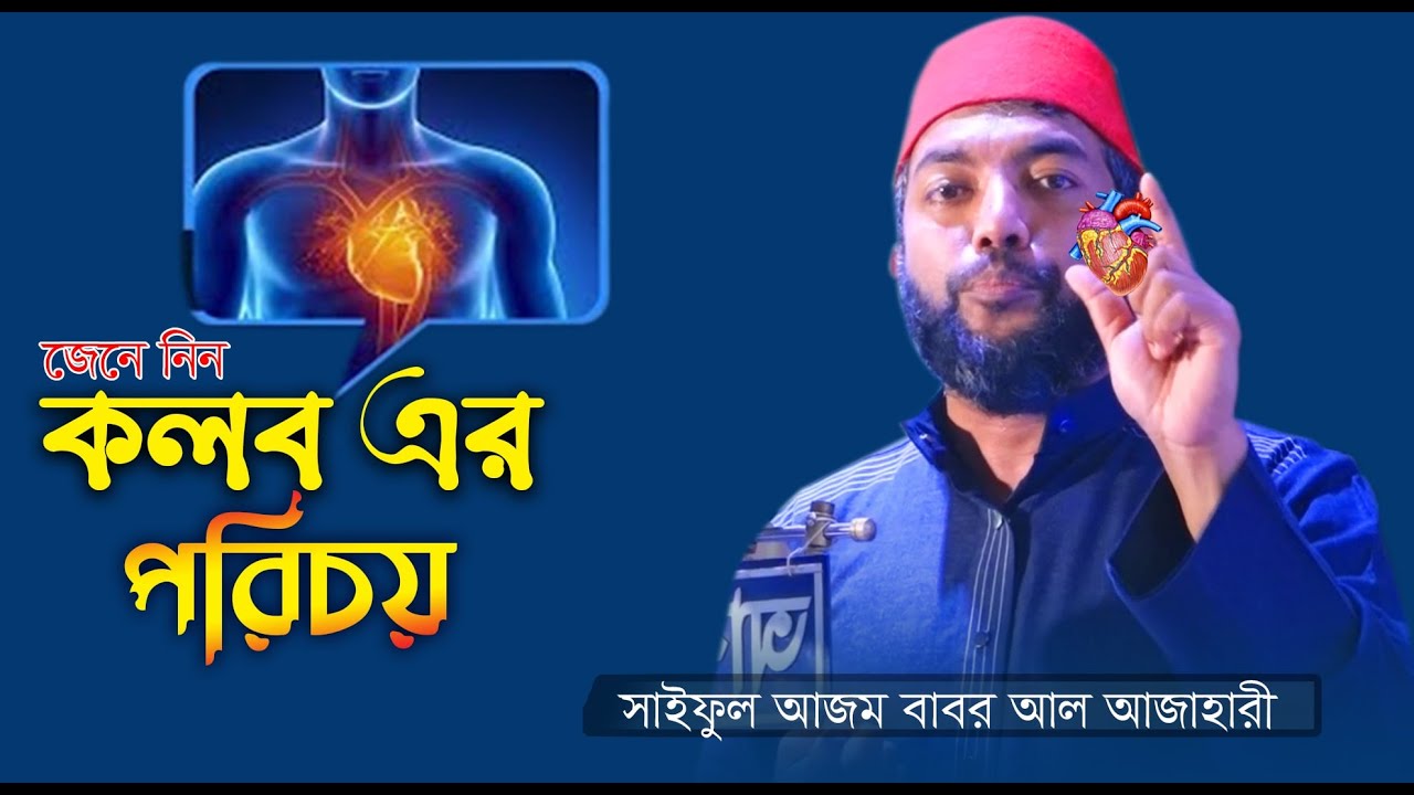 জেনে নিন কলব এর পরিচয় । Saiful Azam Babor Al Azhari । সাইফুল আজম বাবর  আল আজহারী । Hoque tv
