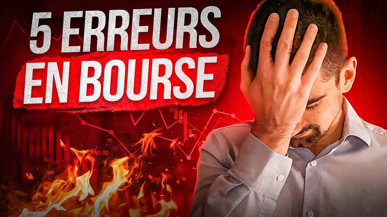 Les 5 pires erreurs quand on ach&egrave;te une action en bourse