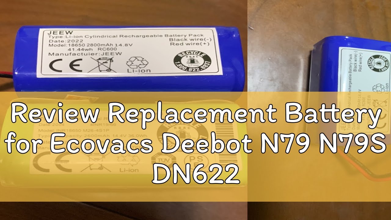 Review Replacement Battery for Ecovacs Deebot N79 N79S DN622 Eufy RoboVac 11 11S 12 15C 15T 30C 35C