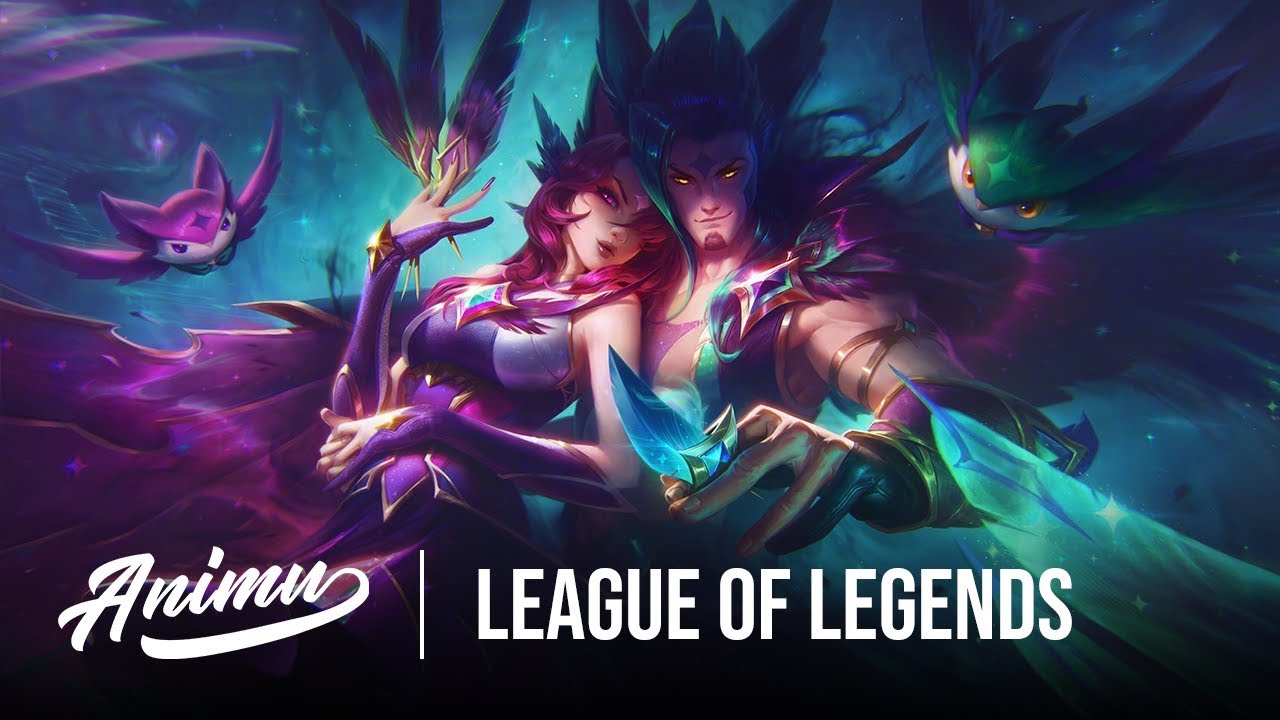 Xayah & Rakan Star Guardian | Login Screen | Light and Shadow - Hiroyuki Sawano | Animu