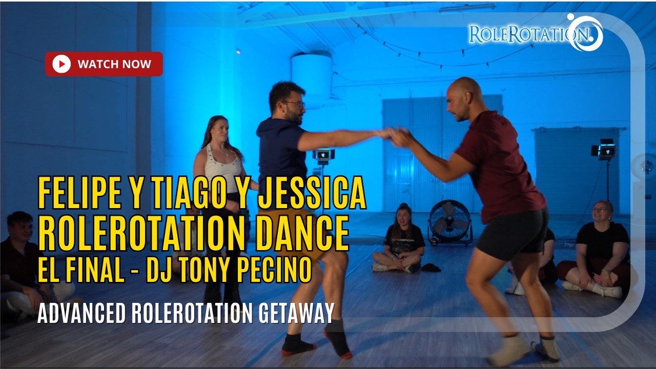 Felipe y Tiago y Jessica RoleRotation Bachatrio | El Final - DJ Tony Pecino | RoleRotation Getaway
