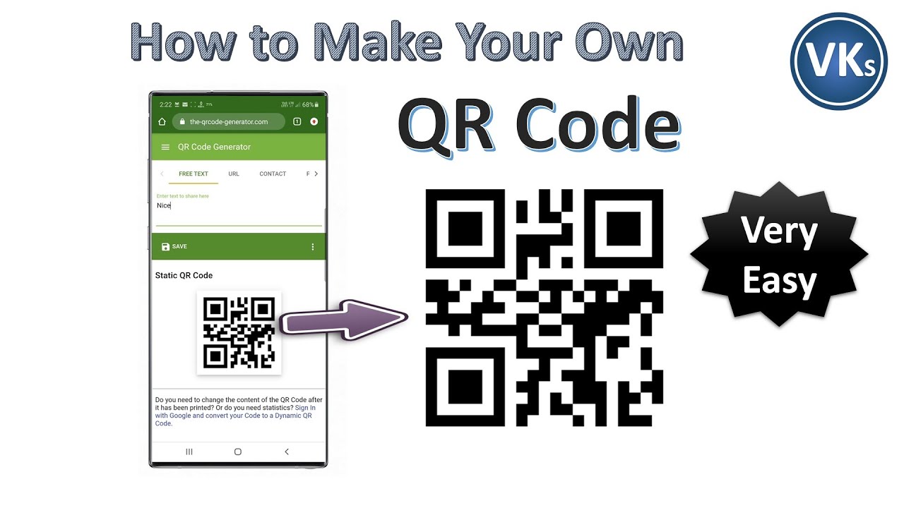 How to Make Your Own QR code | VinKrish Solutions