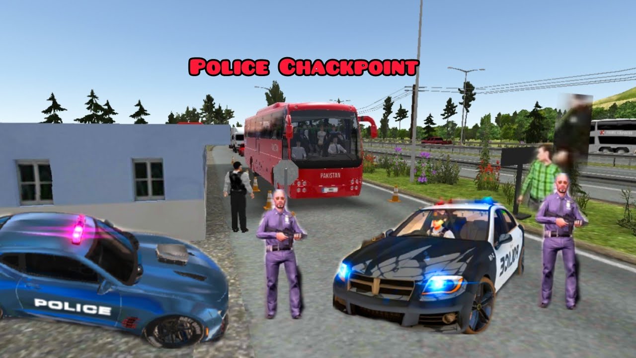 Police Checkpoint Bus Simulator Ultimate - Arrest Me For Drugs