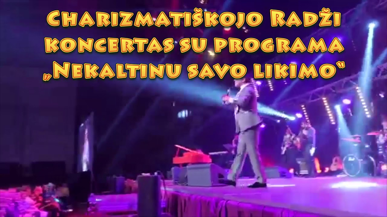 Radži - Koncertinis turas per Lietuvą su programa "NEKALTINU SAVO LIKIMO"-(2020)