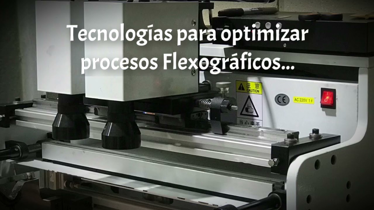 Video montadora de fotopolimeros para la industria Flexografica.