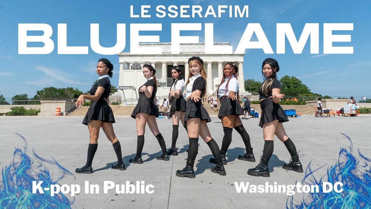[KPOP IN PUBLIC DC] LE SSERAFIM (르세라핌) - 'Blue Flame' ONE TAKE Dance Cover by KONNECT DMV
