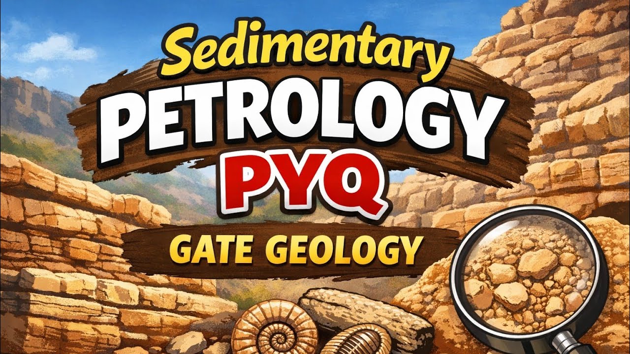 GATE Geology Sedimentary Petrology PYQ | Exam-Focused MCQs & Concepts