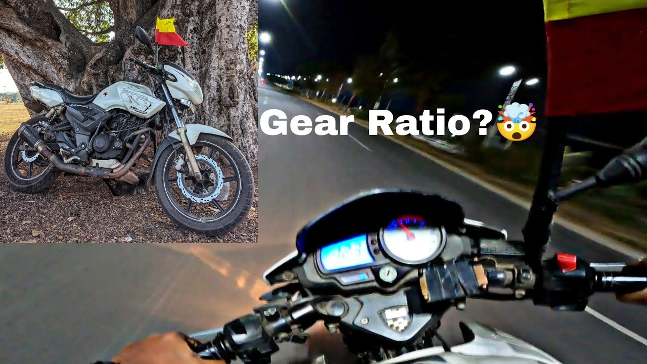 Apache RTR 180 Each Gear Top Speed Test.