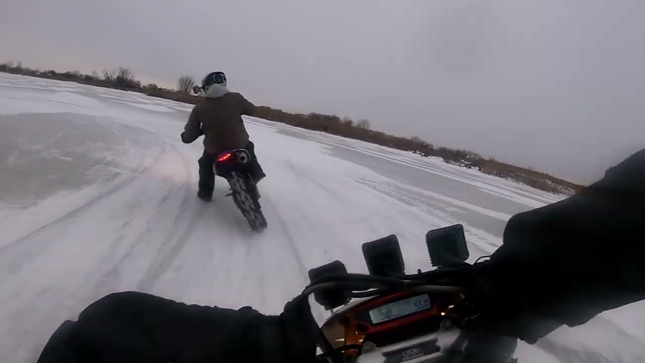 First River Canard GP ice race of '26 - Raptor vs Banshee vs yz450 vs Beta 450rr