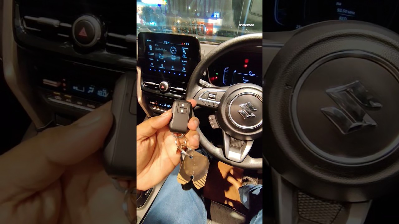 Maruti Suzuki Grand Vitara Zeta Plus Intelligent Hybrid Dashboard and Key Design 😍