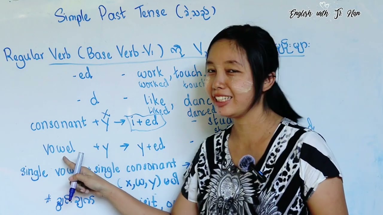 V2 (Simple Past Tense) ပြောင်းရမဲ့ စည်းမျဉ်း