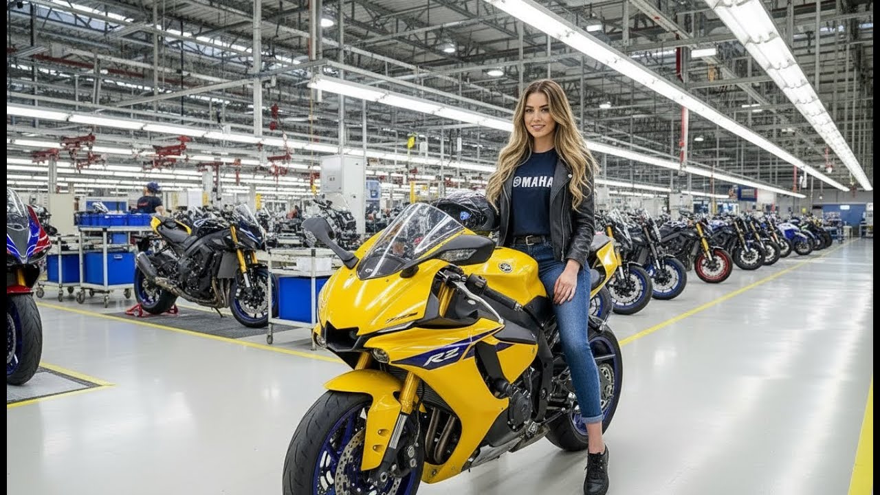 Inside the Yamaha Factory How Raw Plastic & Steel Become an Superbike