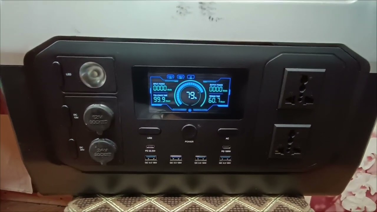 Огляд портативної зарядної станції XP1000 з можливістю живлення від зовнішньої батареї.