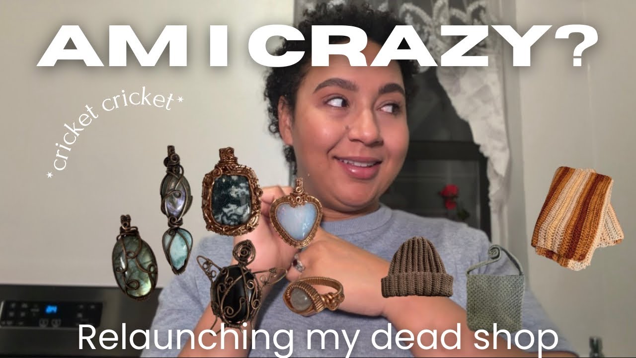 Im relaunching my dead shop after having a baby…this is how it’s going | intro to my channel 