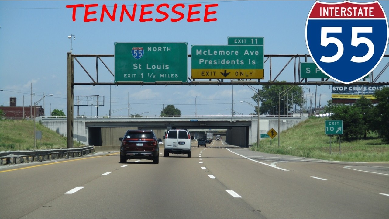 Interstate 55 - Tennessee northbound [FULL LENGTH VIDEO]