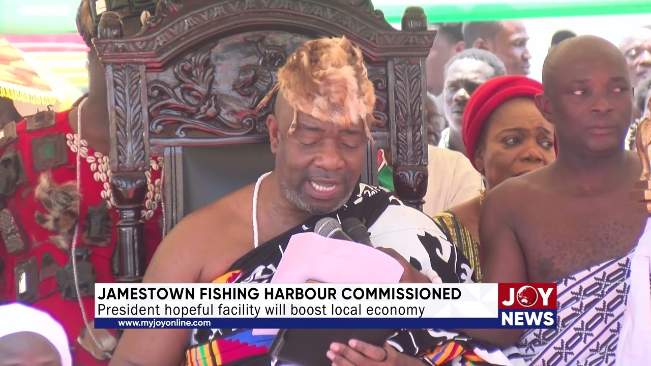 Jamestown Fishing Harbour Commissioned: President hopeful facility will boost local economy.