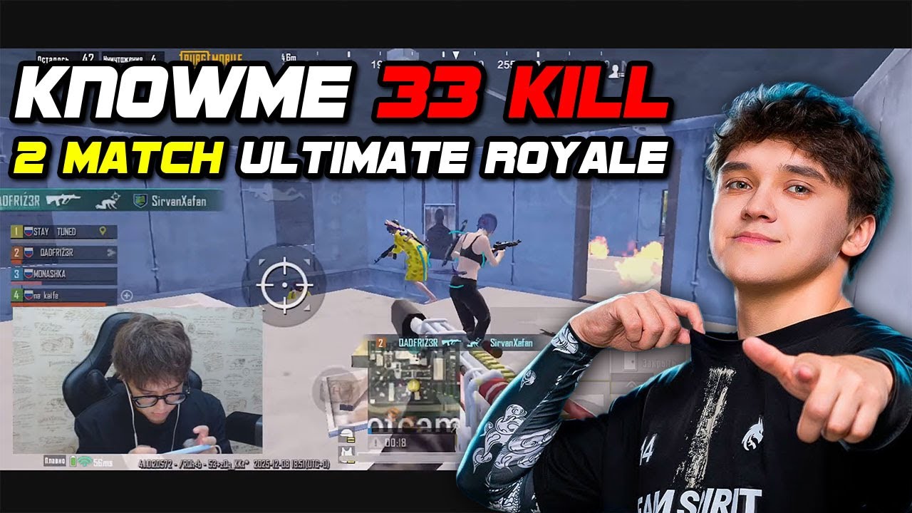 PUBG Mobile Russia : KNOWME 2 Match Ultimate Royale Highlight Ep.508