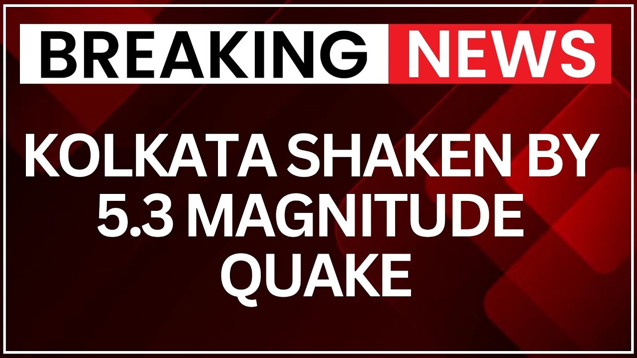 Kolkata Earthquake Today: 5.3 Magnitude Tremors Shake City | Shocking Visuals Goes Viral | NewsX