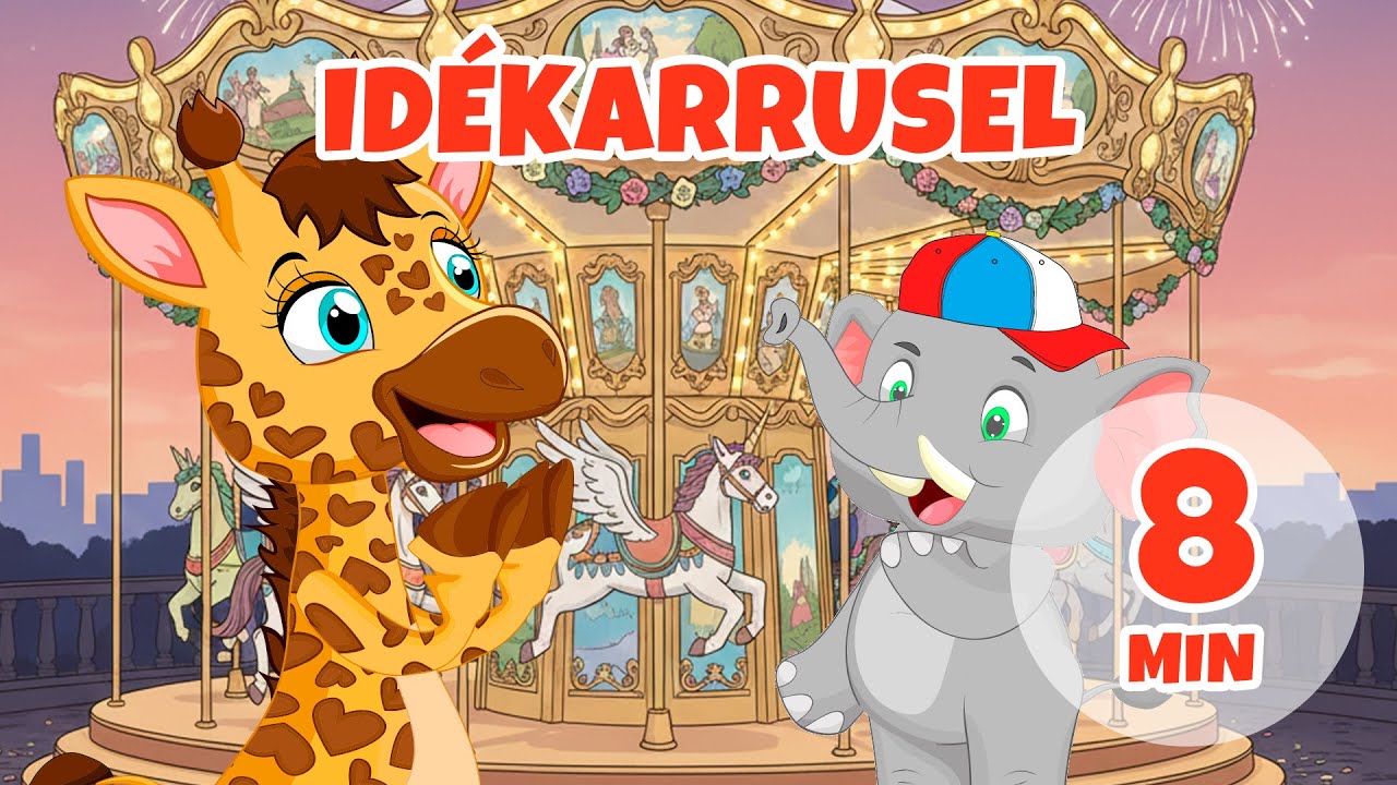 Idékarrusel - 8 min Giramille | Børnerim og børnesange