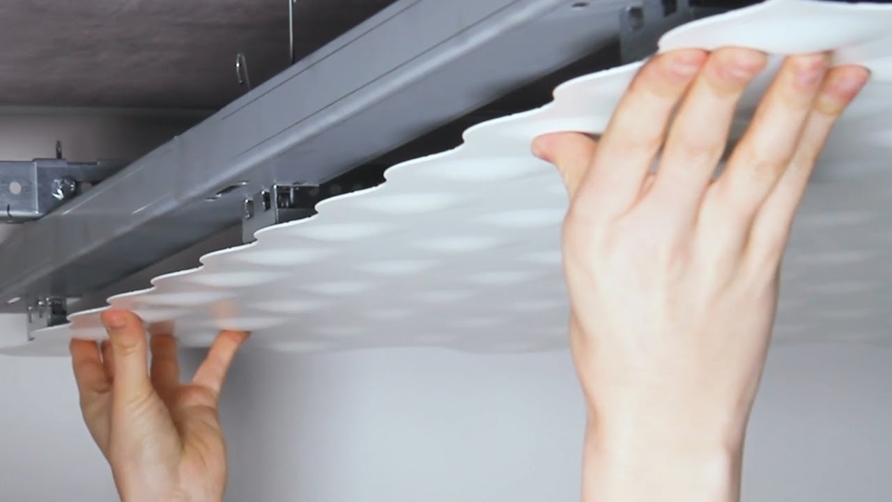 BUBBLE  Montagevideo von durlum | Wie einzelne Elemente in die Designdecke integriert werden