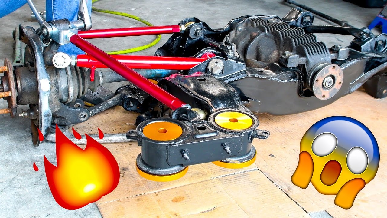 V8 Swapped Supra Drift Car Solid Bushings BC Racing Coilovers