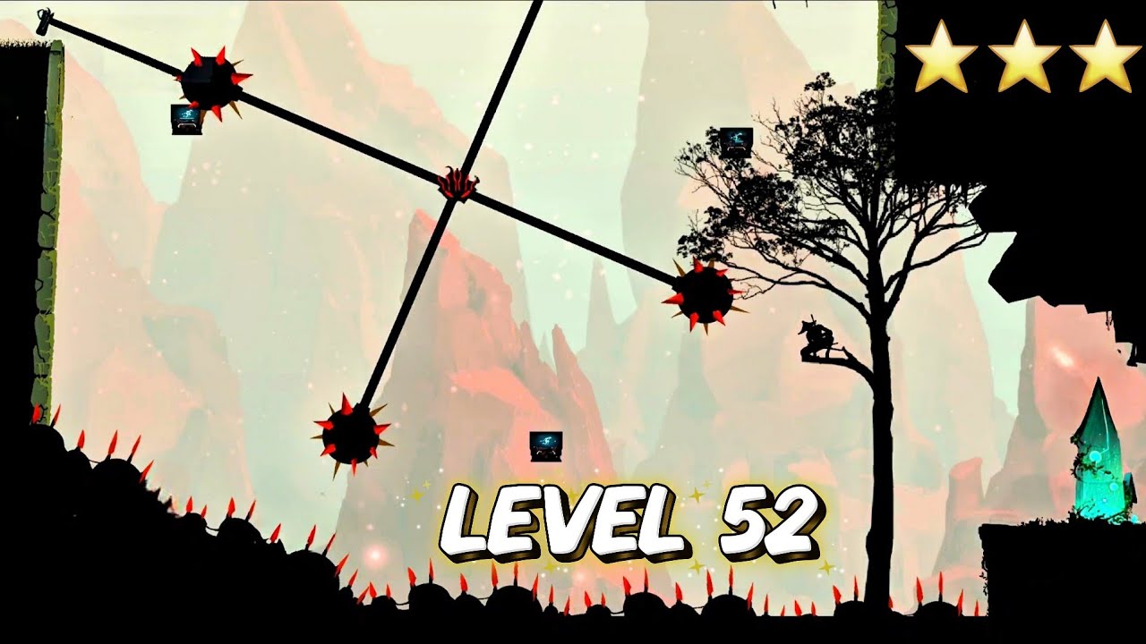 Ninja Arashi 2 Shadow's Return Level 52 | All stars ⭐⭐⭐ | No deaths