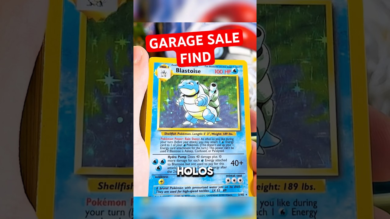 I Found Pok&eacute;mon GOD PACKS at a Garage Sale from a Vintage 1999 WOTC Pok&eacute;mon Collection! #pokemon